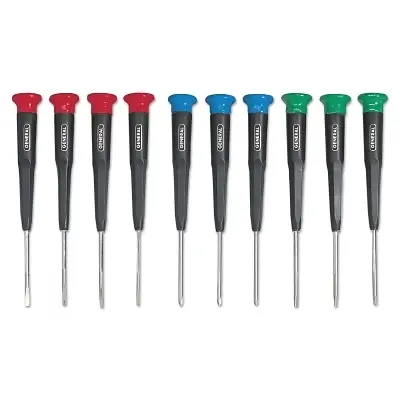 General Tools 690 10-Pc Mini-Screwdriver Sets Phillips/Torx/Slotted Brand New