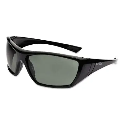 Bolle Safety 40149 Hustler Safety Glasses Smoke Lens Anti-Fog Anti-Scratch Black Frame Save Now