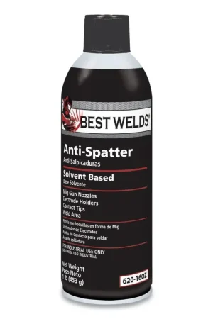 Best Welds 905-620-16OZ Anti-Spatter, 16 oz, Aerosol Can, Clear (12pk) Time-Limited