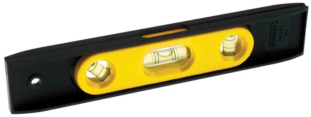 Stanley 42-264 Torpedo Magnetic Level 9 in 3 Vials ABS Markdown