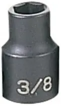Grey Pneumatic 1012R Socket 3/8 in Drive 3/8 in Socket Size Grab Now