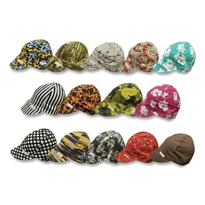 Deal Comeaux Caps 10718 Style 1000 Single Sided Cap Size 7-1/8 Assorted Prints