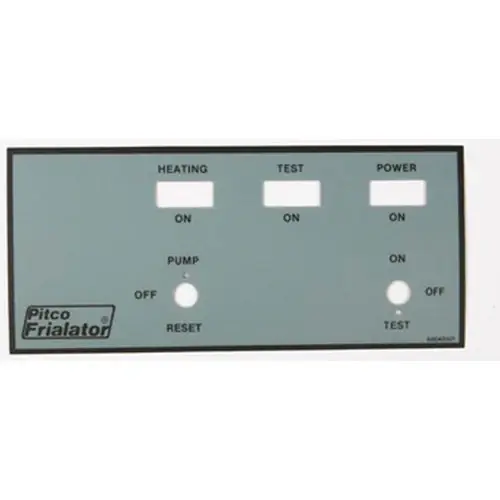 OVRLY FR PNL RH LABEL E147UFM for Pitco A6049101 Popular