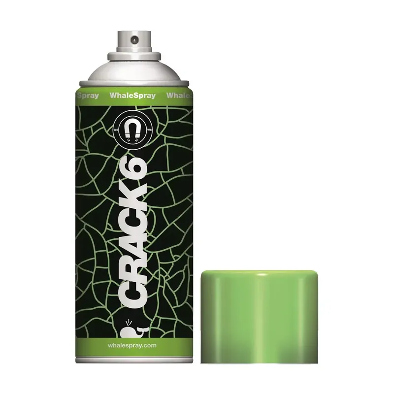 WhaleSpray 1827S0020 Crack 6 NDT Fluorescent Magnetic Particles 10.08oz Aerosol Spray - 12/Case Limited Offer
