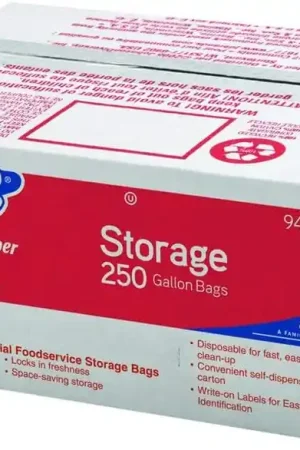 Ziploc 682257 1 Gal. Ziploc Double Zipper Storage Bags (250/Box) Flash Sale