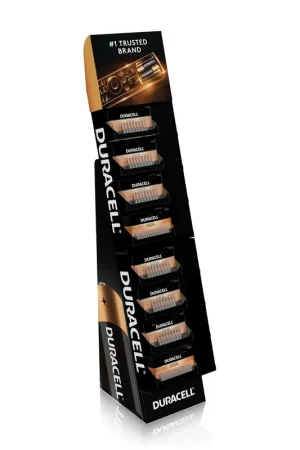 Duracell 41333-01220 2 Tray Coppertop Floorstand Display - 36 Count AA and AAA Batteries - Replacement MN1500B16Z MN2400B16Z Hot Deal