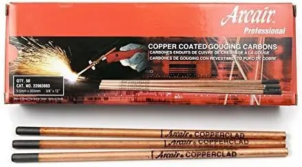 Limited Offer Arcair 2206-3003 DC Pointed Copperclad Gouging Electrode 3/8 in Dia x 12 in L