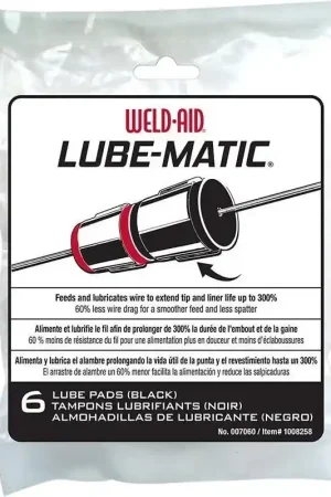 Weld-Aid WEL007060 Lube-Matic Kleener Pads, 6/Pack Hot Picks