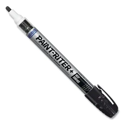 Save Now Markal 96963 Paint-Riter+ Oily Surface Paint Marker Black 1/8 in Tip Medium