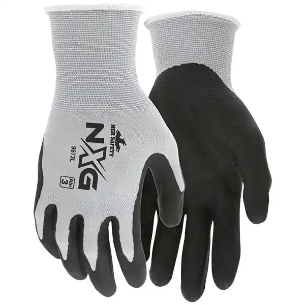 MCR Memphis Glove 9673M NXG Work Gloves Medium Black/Gray Authentic