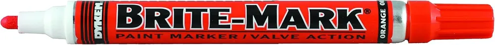 Popular Dykem 84005 Brite-Mark Medium Tip Paint Marker Orange 1 Count Pack of 1