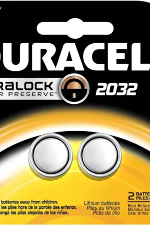 Clearance Duracell DL2032B2PK Lithium Medical Battery 3V 2/Pk