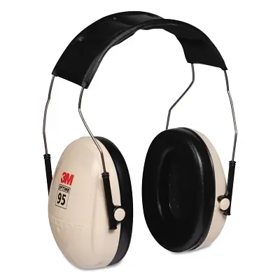 In Demand 3M 7000009667 Peltor Optime 95 Earmuff 21 dB NRR White/Black Over the Head