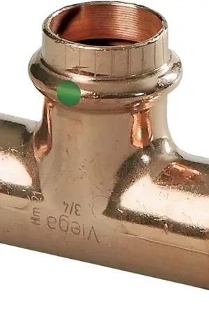 Viega 15453 ProPress Copper Tee 1-1/2 x 1-1/4 x 1 Inch Holiday Sale