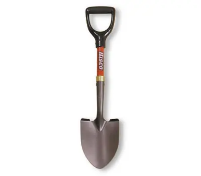 Hisco HISHISSH-L Small Head Round Point Shovel D-Grip Handle 8-1/2 x 6 inches Instant Buy