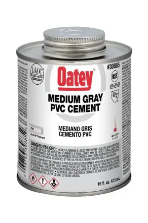 Price Cut Oatey 30885 16 oz Plastic Grey Pipe Cement