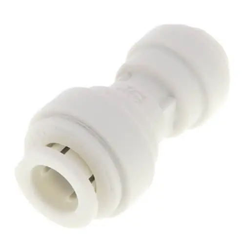 Hassle-Free Returns John Guest PP201008WP 5/16 x 1/4 Polypropylene Reducing Union Push-Fit Fitting