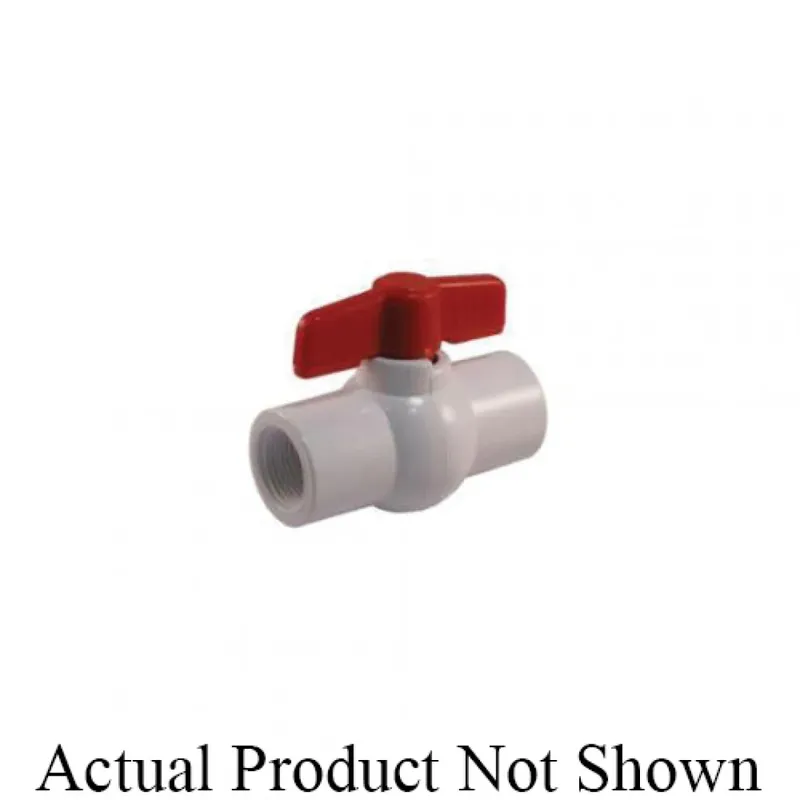Last Chance Jomar 210-206 PVC Ball Valve Schedule 80 Threaded Connection 1-1/4 in 150 WOG