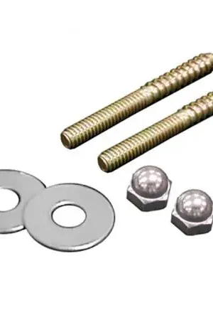 Jones Stephens C02202 Brass-Plated Closet Screws with Round Washers and Nuts 1/4 x 3-1/2 Fan Favorite