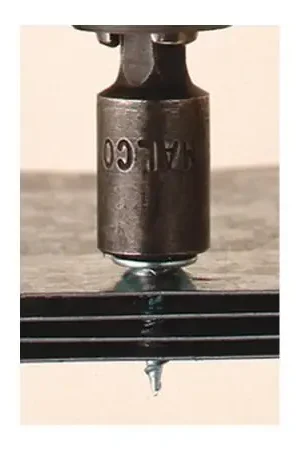New Arrival Malco HW6X3/8ZT Zip-In Hex Washer Screws Self-Piercing 3/8 in Length Pack of 1000