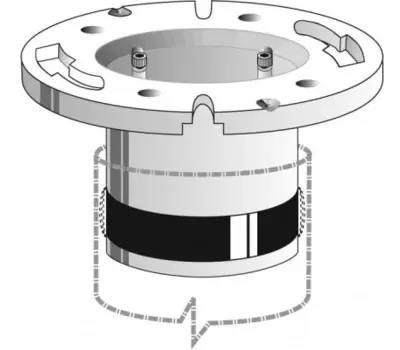 Budget Bruco Products GH950P 4 Inch Comp Closet Flange White Replacement GH950P