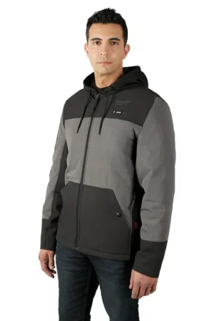 Milwaukee 205G-21XL Heated Hooded Jacket Kit Gray XL Reduced Price