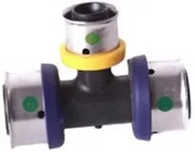 Genuine Viega 49543 PureFlow Press Polymer Tee 1 inch x 3/4 inch x 1/2 inch