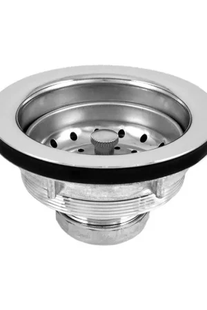 Dearborn L7 Lucky 7 Brass Body Stainless Steel Basket Strainer Polished Chrome Secure Checkout