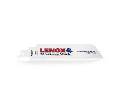 LENOX 20178 Lazer 9 in. 14 TPI Bi-Metal Reciprocating Saw Blade Pack of 5 New Release