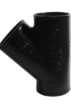 Fresh Stock Tyler Pipe 008415 Pipe Wye 8 inches No-Hub End Style Cast Iron