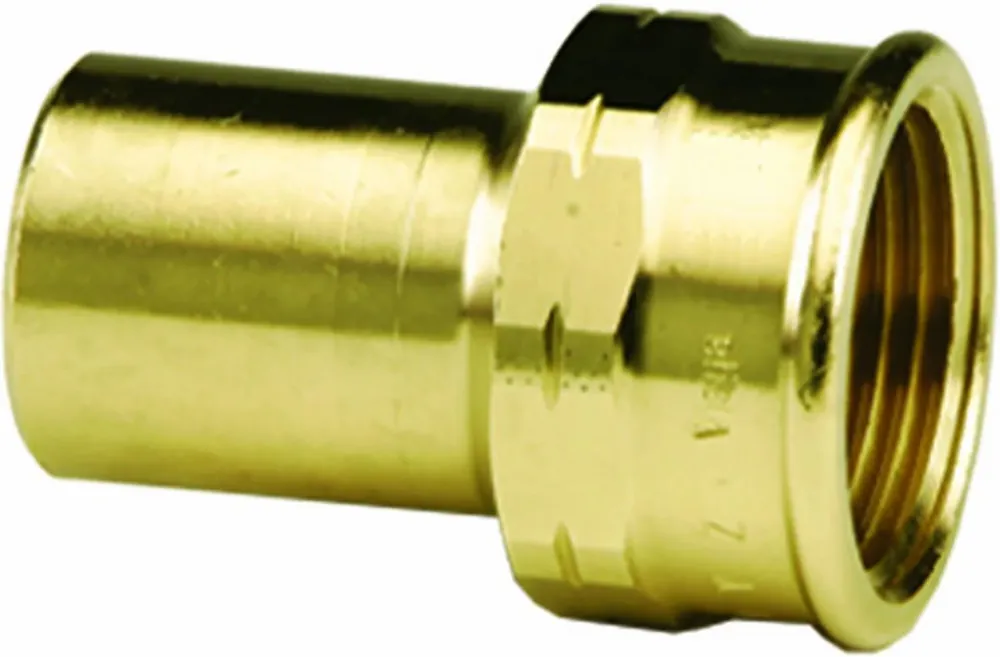 Top Pick Viega 79445 ProPress Zero Lead Bronze Adapter with Female 3/4 x 3/4 Inch FTG x Female NPT