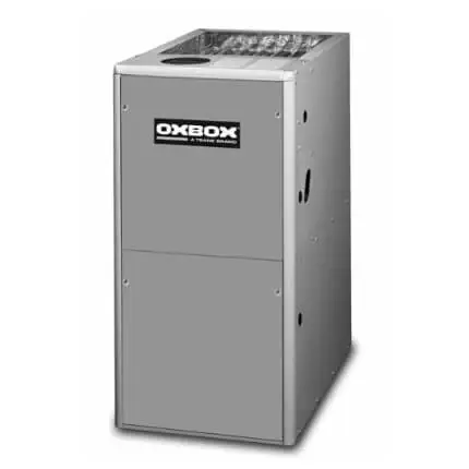 Fresh Stock Oxbox J801X090BU4SAB 90000 BTU 80% AFUE Single Stage Upflow Horizontal Furnace B Cabinet J801X090BU4SAA