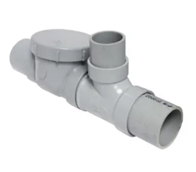 Canplas 3922115AS Endura 2 x 2 x 1-1/2 in. Spigot 15 GPM PVC External 2-Piece Flow Control Device, Gray Get Yours