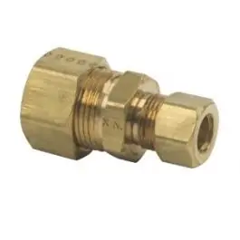 BrassCraft 60-4 Compression Sleeve 1/4 Inch OD Rough Brass Limited Offer