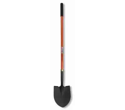 Best Seller Hisco HIRP14L-CB 47 Inch Fiberglass No.2 Round Point Shovel