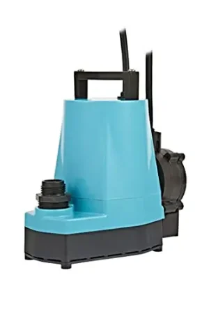 Little Giant 505350 115-Volt, 1/6 HP, 1200 GPH Submersible Utility Pump with 18-Ft. Cord Secure Checkout