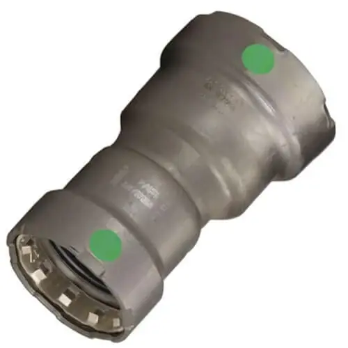 Viega 25945 MegaPress Reducer Coupling 1-1/4 x 3/4 Carbon Steel Latest