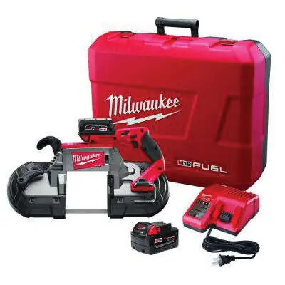 Milwaukee 2729-22 M18 Fuel Deep Cut Band Saw Kit 5 in 44-875 in L x 0-5 in W x 0-02 in THK Discount