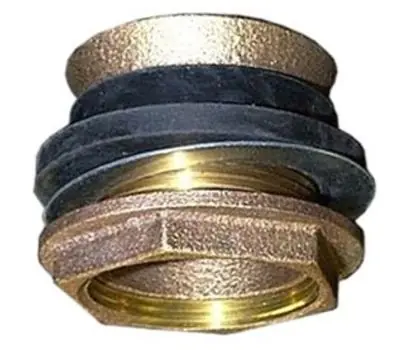 Free Returns Gene Rich 130 2 x 2 in. Brass Closet Spud