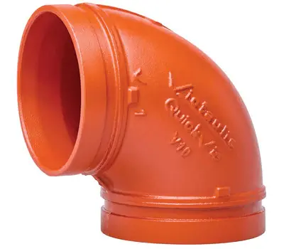 Must Have Victaulic F030V10P00 3 in. Ductile Iron Grooved 90-Degree Elbow