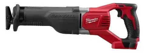 Milwaukee 2621-20 M18 Sawzall Cordless Reciprocating Saw 1-1/8 in Stroke 3000 spm Free Returns
