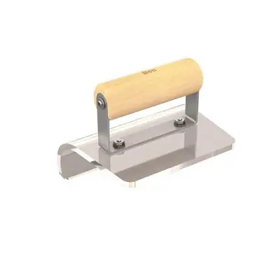 Top Pick Bon 12-694 Plexiglass Outside Step Tool 6 x 5 1 1/2 Radius Wood Handle