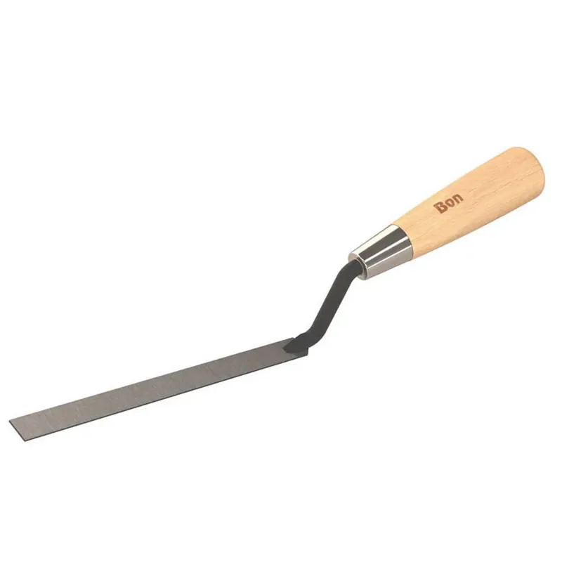 Bargain Bon Pro Plus 11-251 Carbon Steel Caulking Trowel Flexible 1/4 Wood Handle