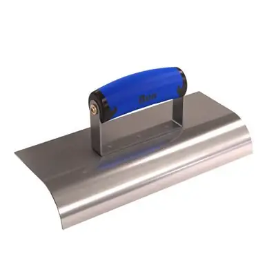 Best Choice Bon 62-461 Stainless Steel Sidewalk Edger 10 x 4 inches with Comfort Wave Handle