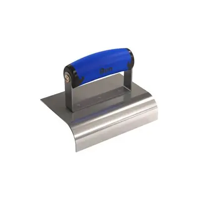 Place Order Bon 62-448 Stainless Steel Sidewalk Edger 6 x 4 1 Radius 1 1/2 Depth Comfort Wave Handle