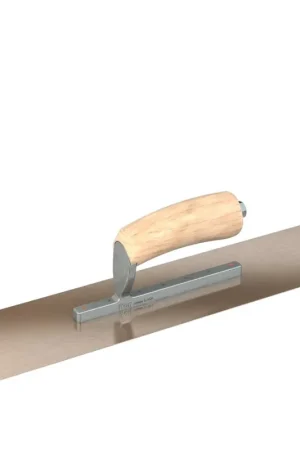 Affordable Bon Steel City 66-140 Golden Stainless Steel Finishing Trowel 12x5 Square End Short Shank