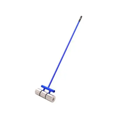 Crafted Bon Pro Plus 19-165 Roof Seam Roller 75 lb Triple Wheel with 5' Handle