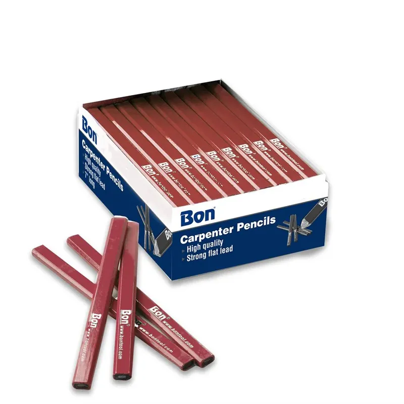 Bon 84-841 Carpenter Pencils Red Casing Hard Black Lead 72/PKG Sale