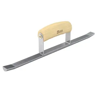 Limited Offer Bon Pro Plus 11-333 Half Round Sledrunner 14 Inches with Wood Wave Handle
