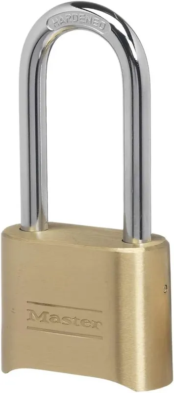 Express Delivery Master Lock 175LH Resettable Combo Padlock Brass Finish Solid Brass Case